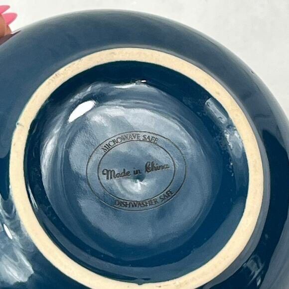 Who's A Good Dog Blue Ceramic Mug White Dachshund Dog Bandana Microwave Safe - Picture 7 of 9